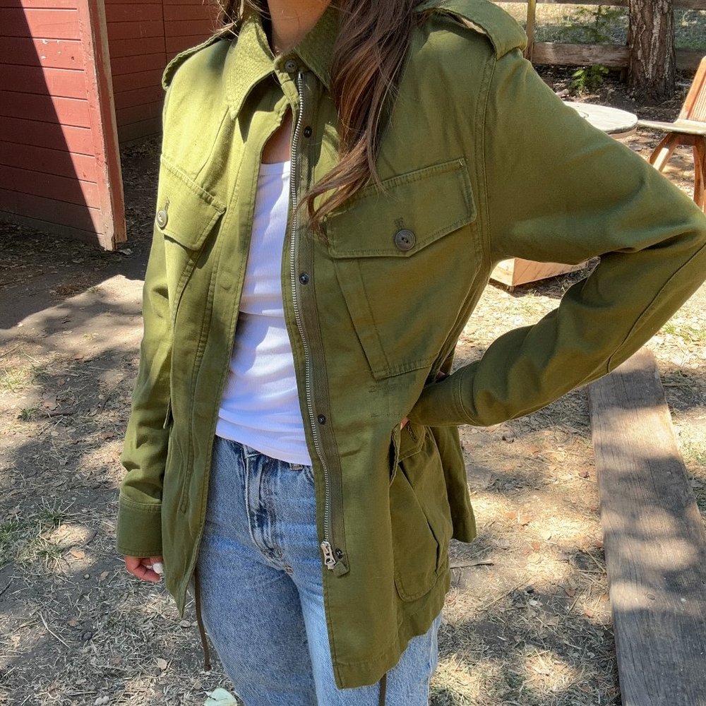 Rag & Bone Lorenz Military jacket Army Green Size Small